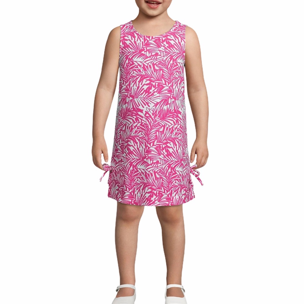 Pappagallo Girls XS Tropical Pink Sleeveless Dress